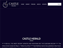 Tablet Screenshot of castleroland.net